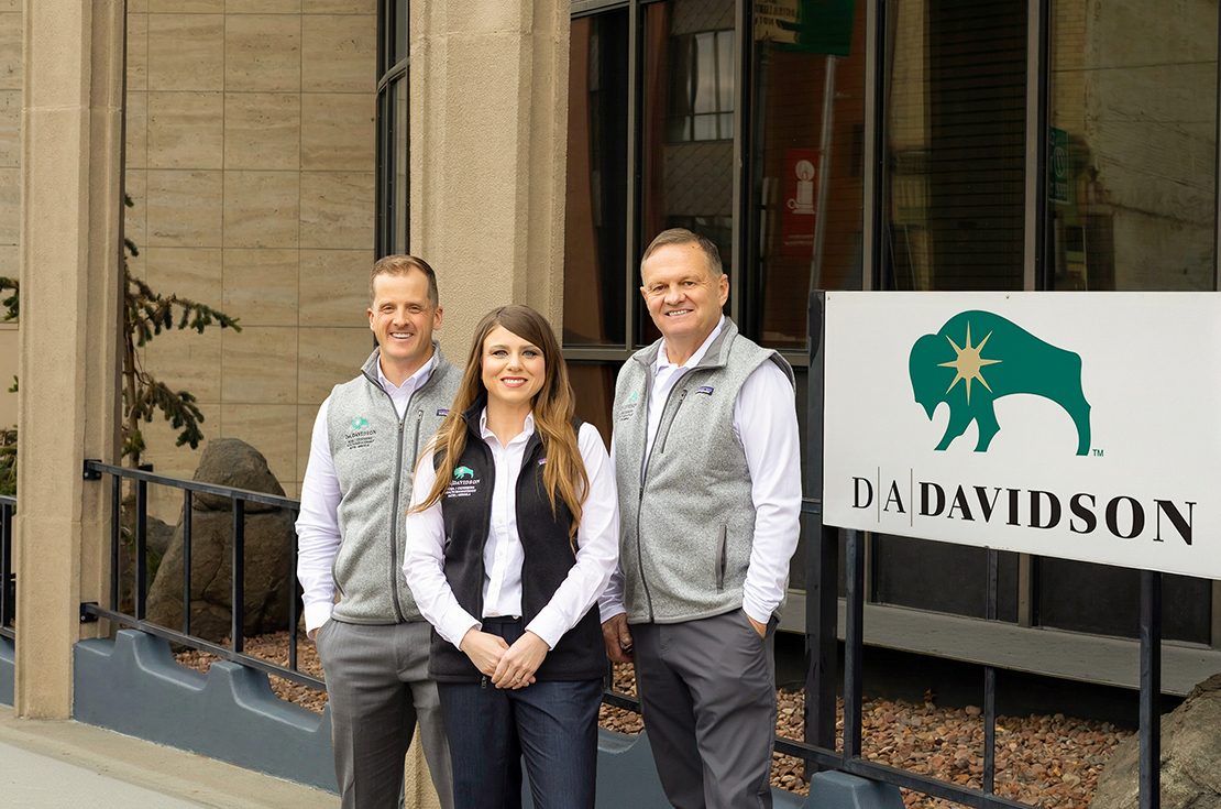 Two people on bench